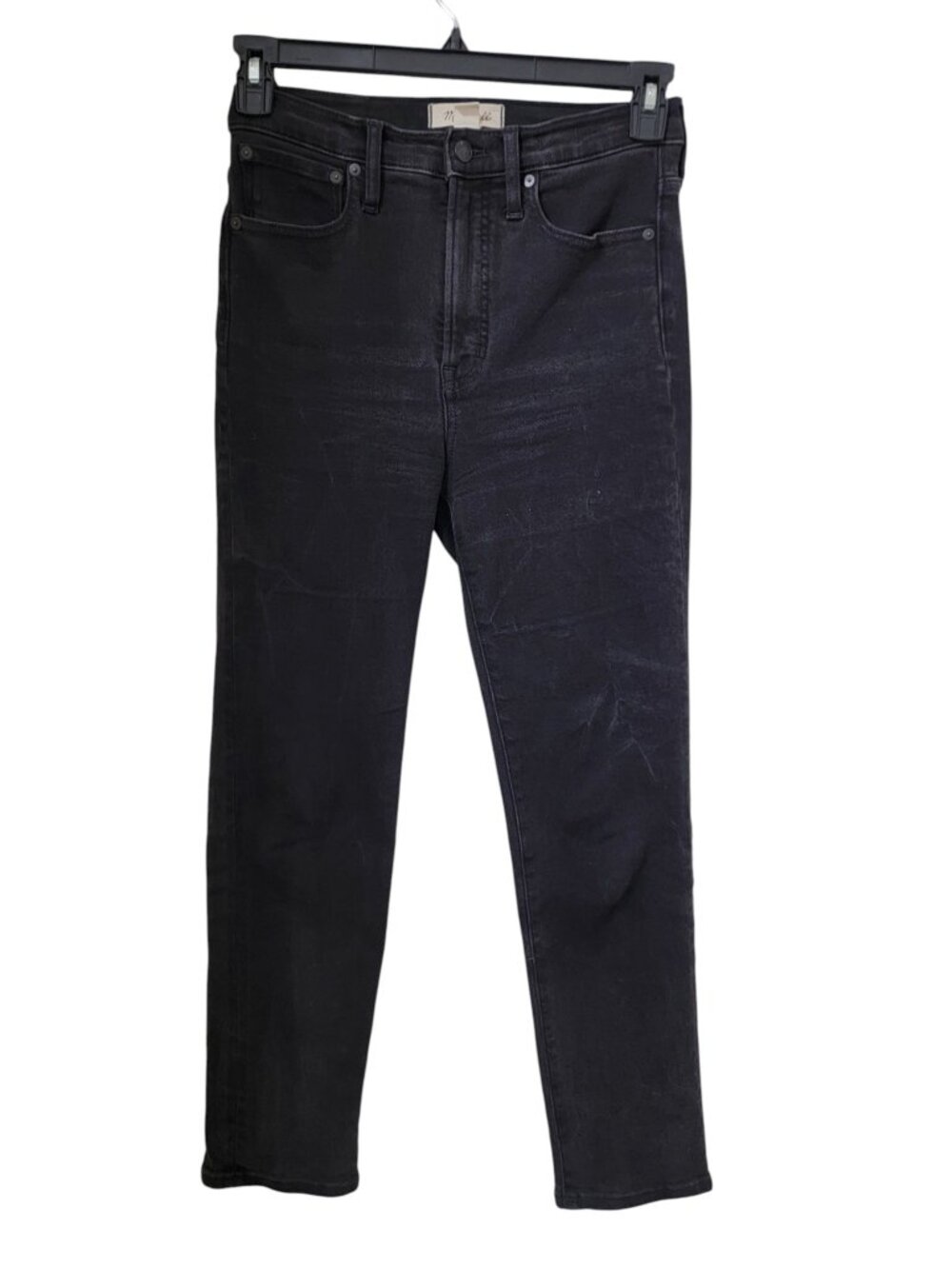 Madewell Size 26 Washed/Distressed Black 'The Perfect Vintage Jean'
